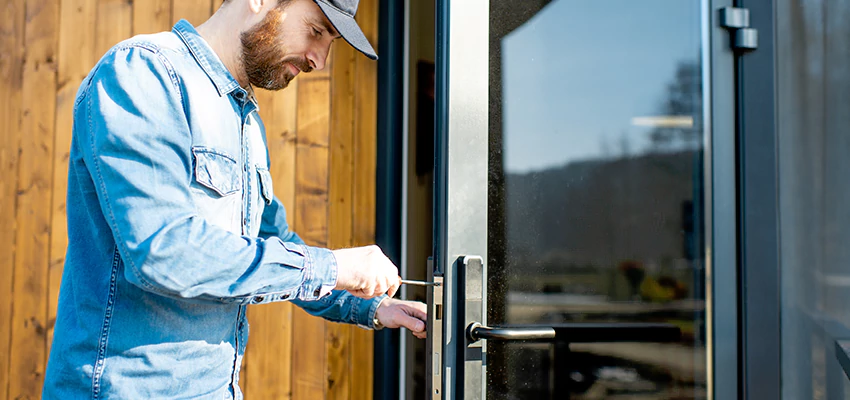 Frameless Glass Storefront Door Locks Replacement in Tulare, CA