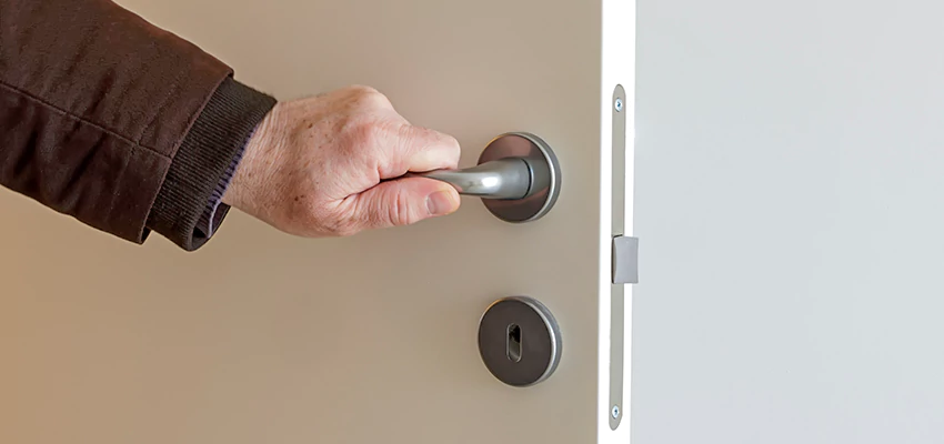 Restroom Locks Privacy Bolt Installation in Tulare, California
